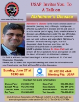 Talk on Alzheimer's Disease by Dr Kiran Patil